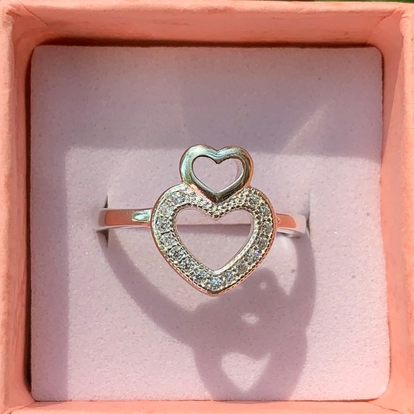 Natural 925 Silver Ring With CZ - Picture 4 of 11